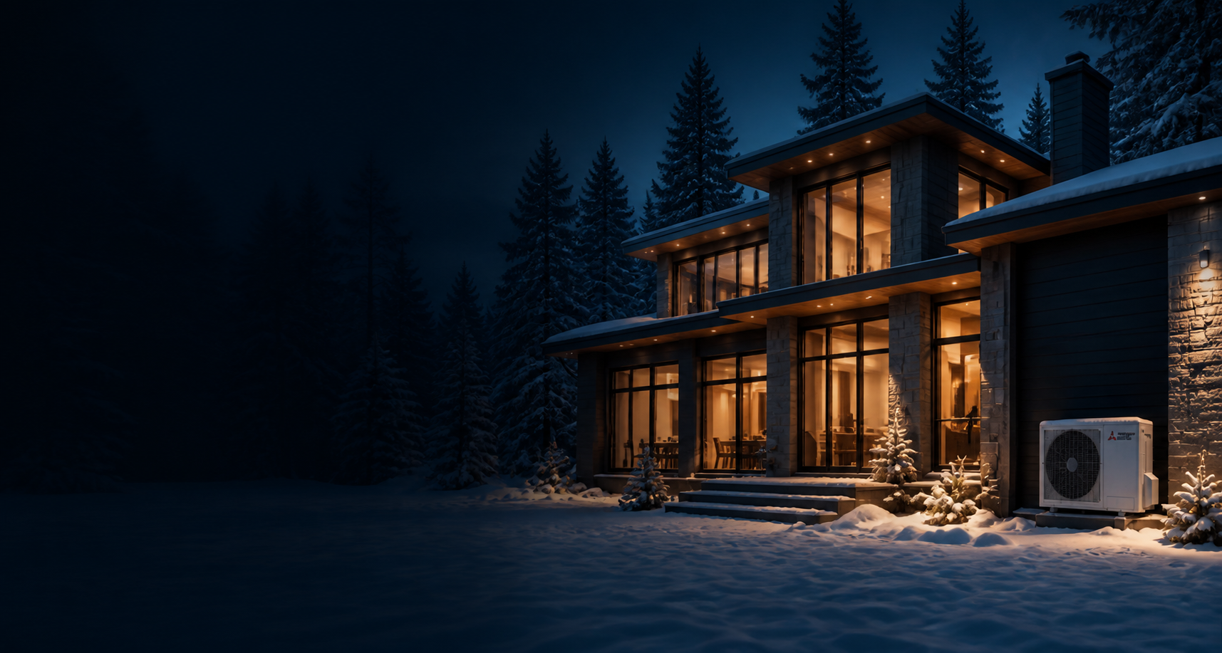 Maison en hiver